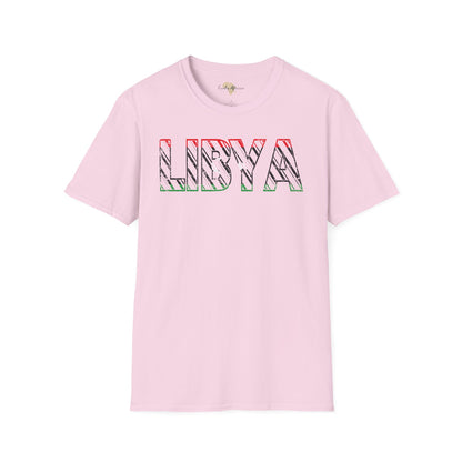 Libya text unisex softstyle tee