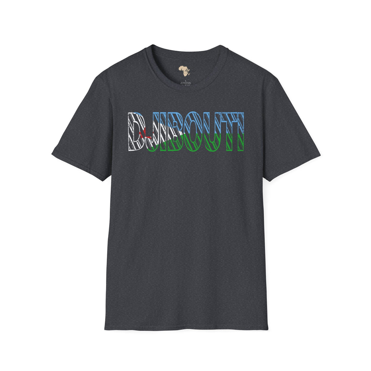 Djibouti text unisex softstyle tee Funky African