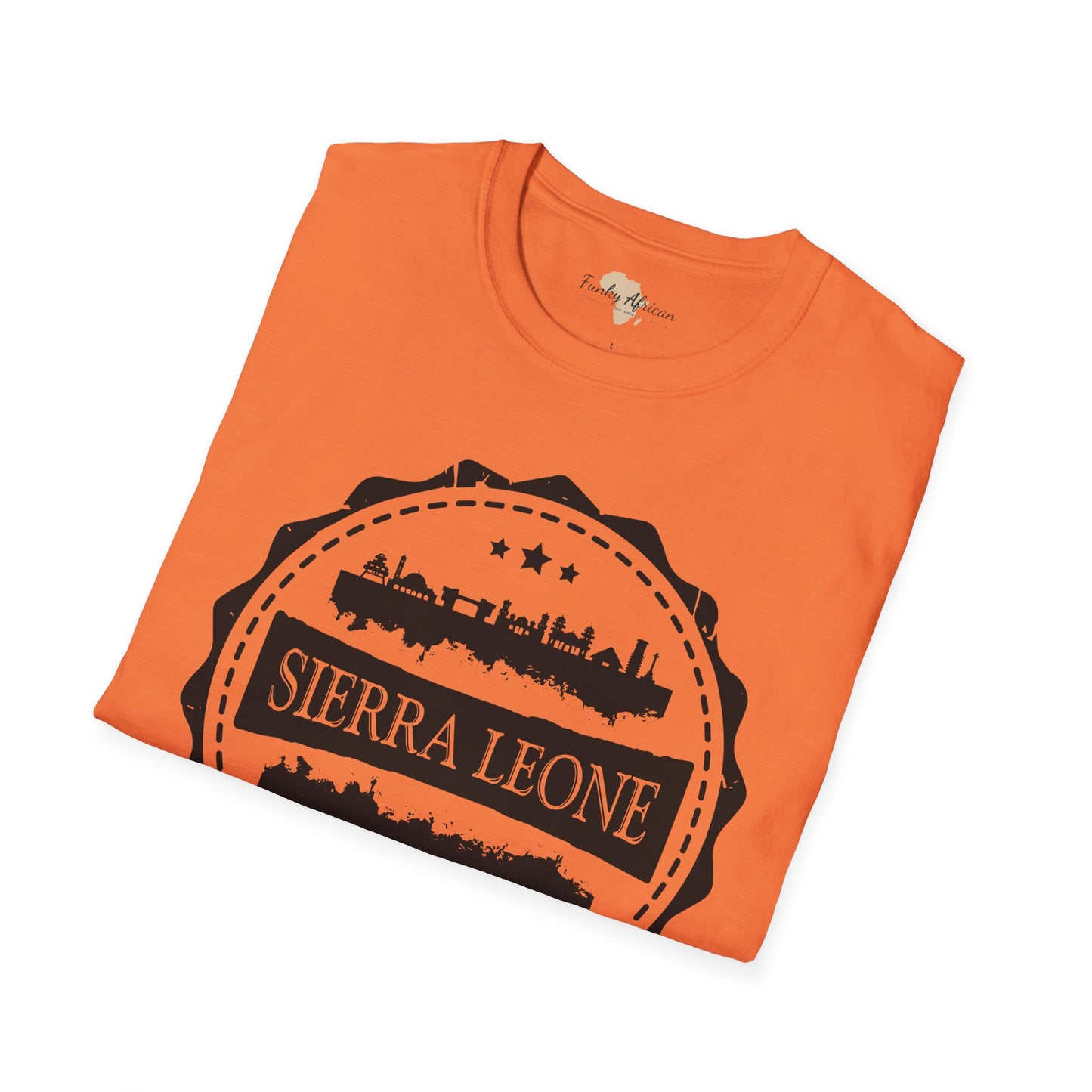 Sierra Leone Stamp unisex tee