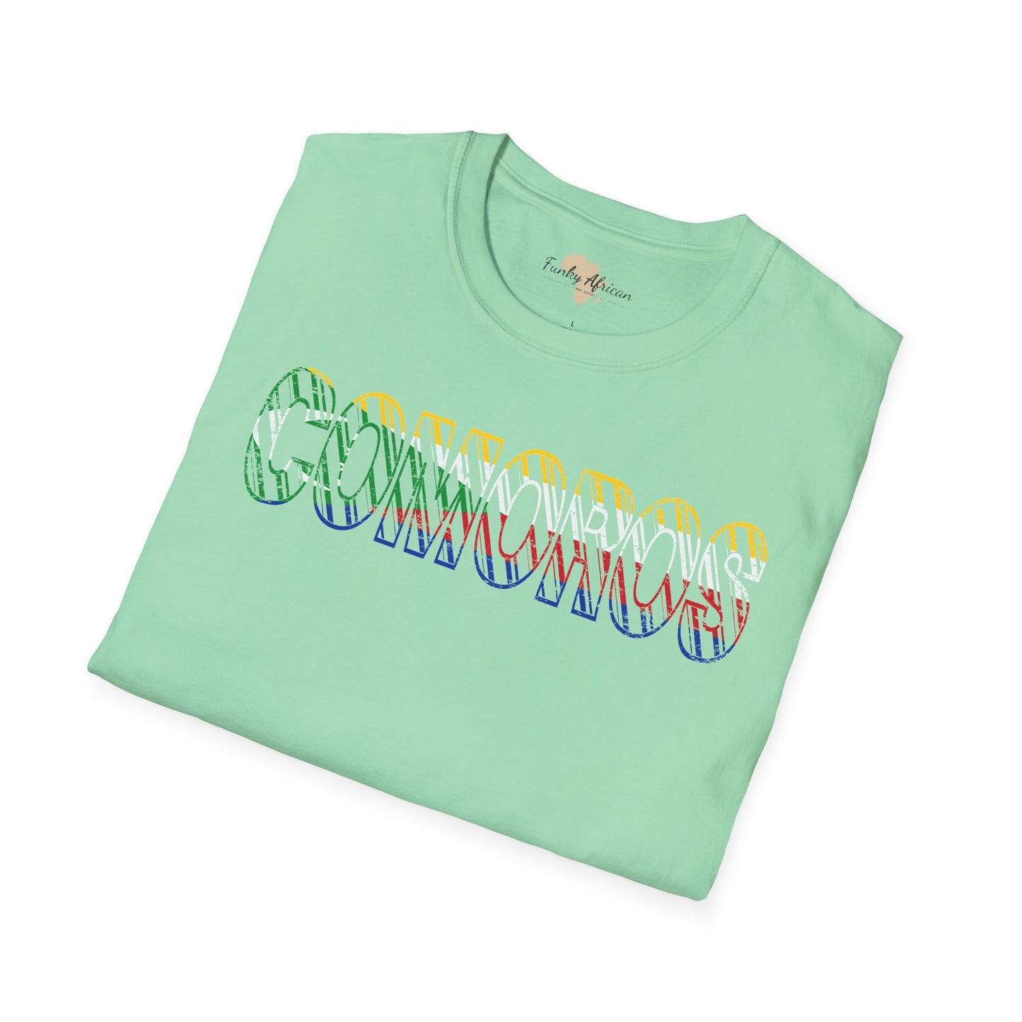 Comoros text unisex softstyle tee