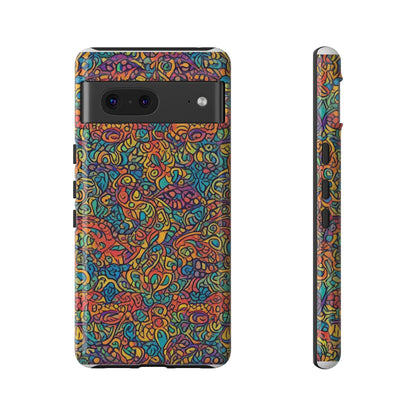 African Print Google Pixel Tough Cases