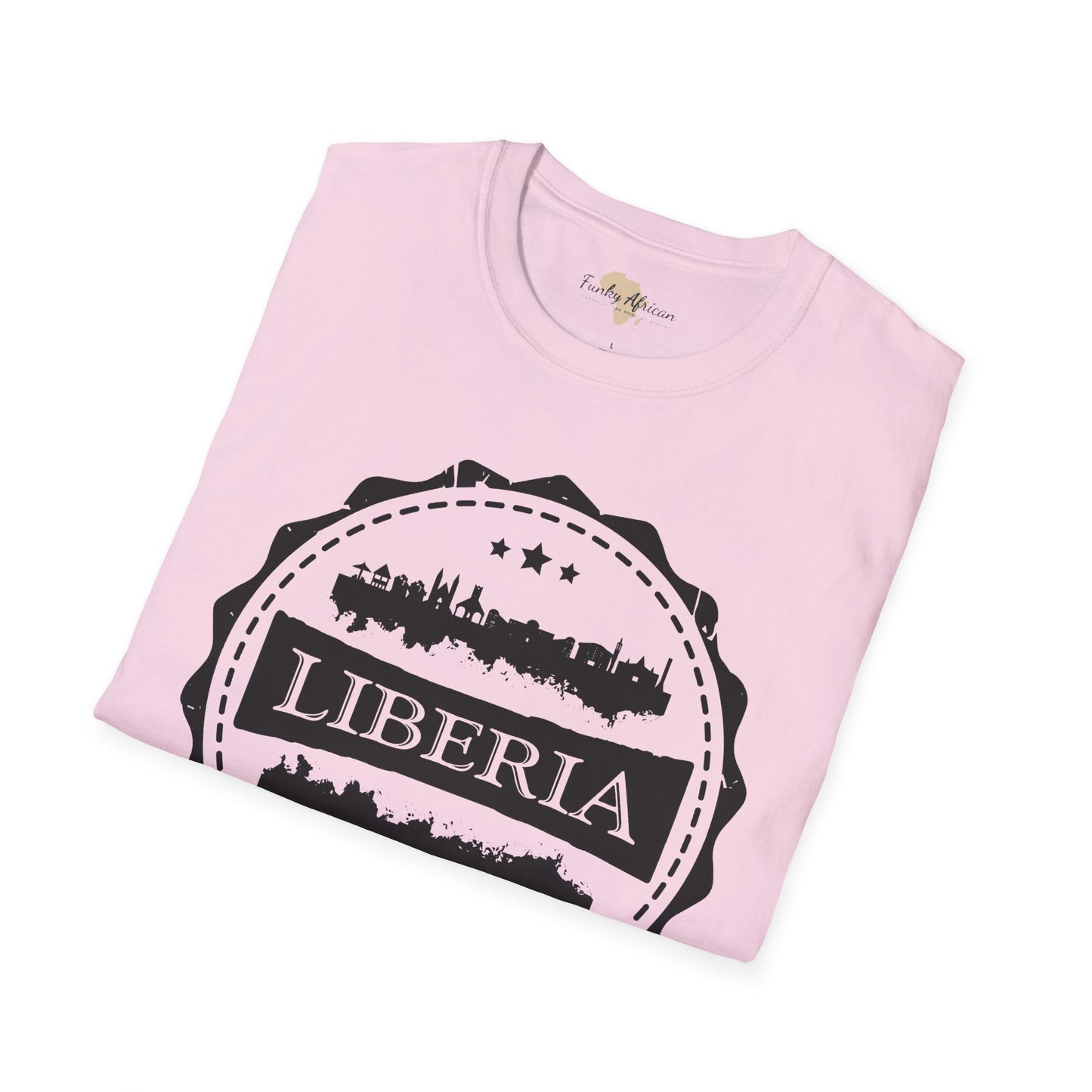 Liberia Stamp unisex tee