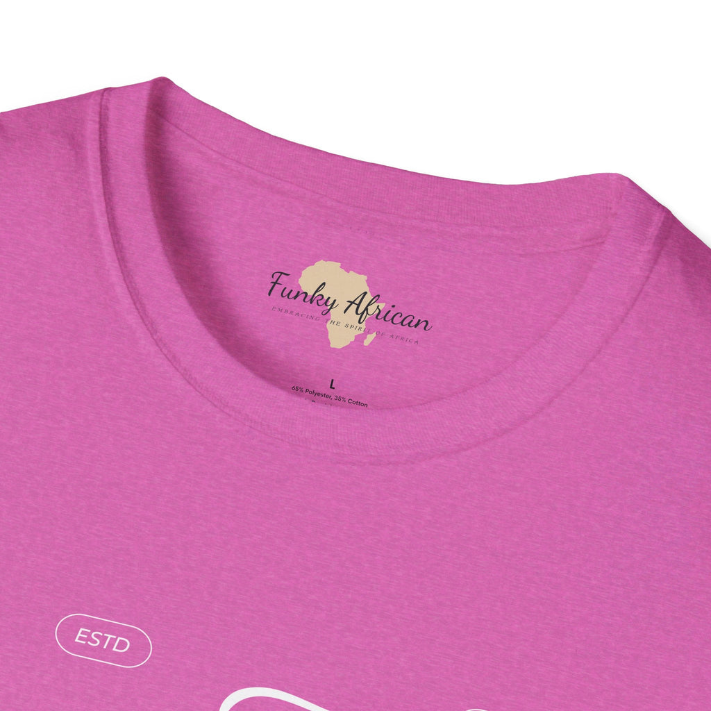 The harder the struggle unisex softstyle tee Funky African