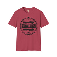 Tunisia Stamp unisex tee Printify