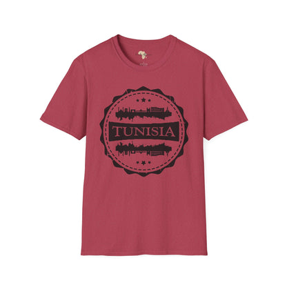 Tunisia Stamp unisex tee