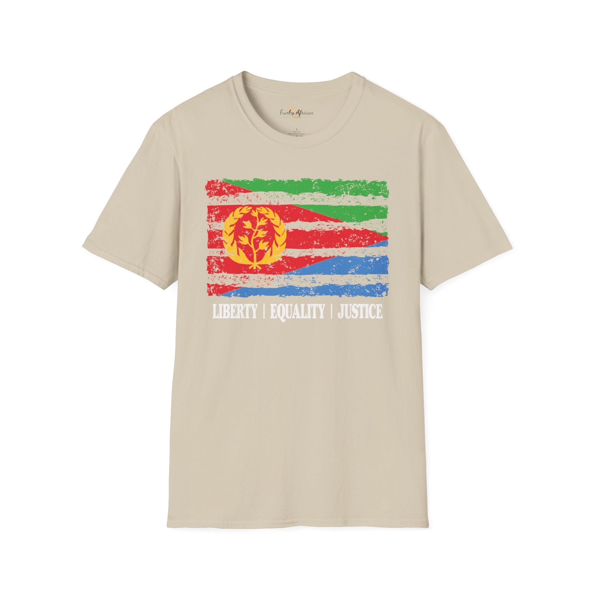 Eritrea strip unisex softstyle tee Funky African