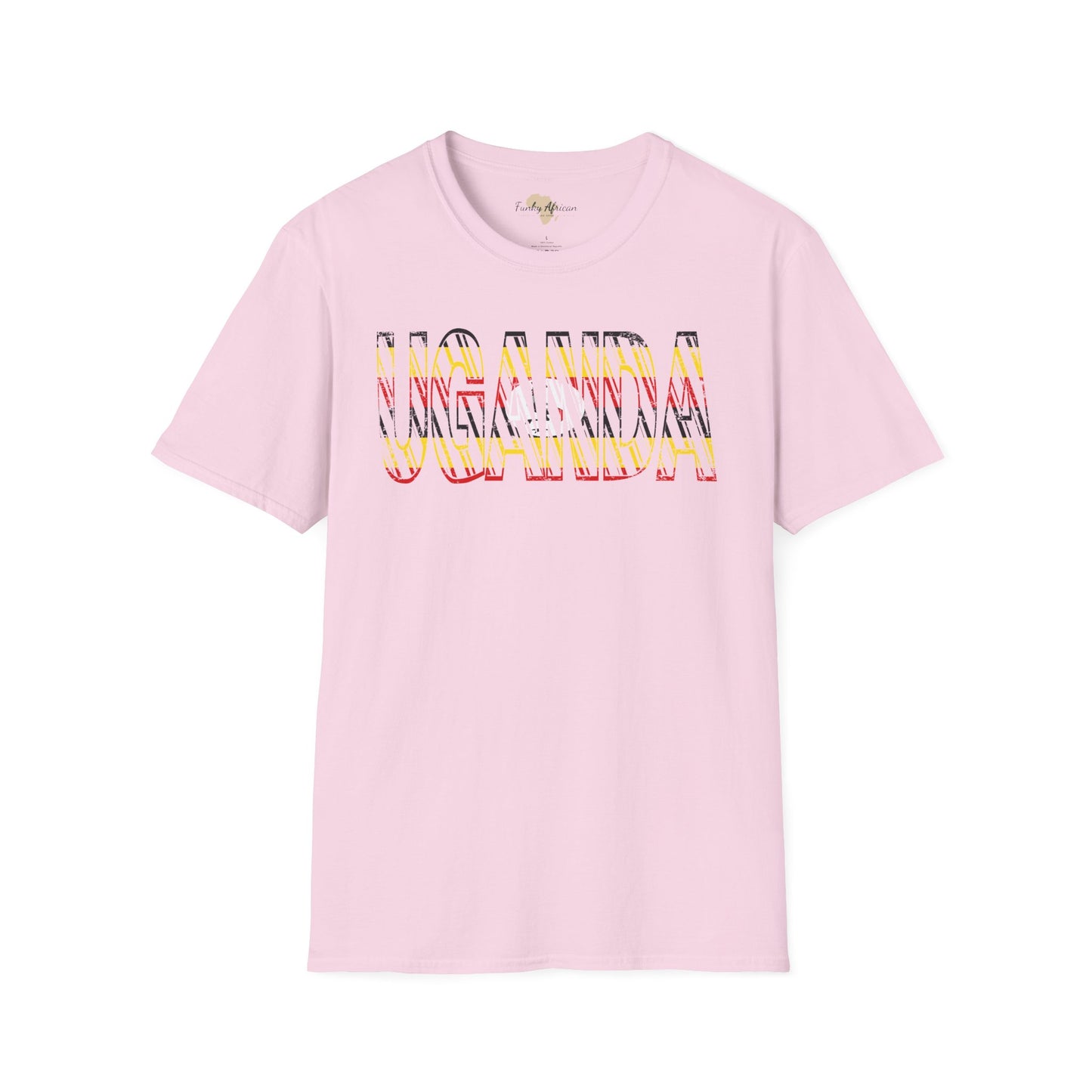 Uganda text unisex softstyle tee