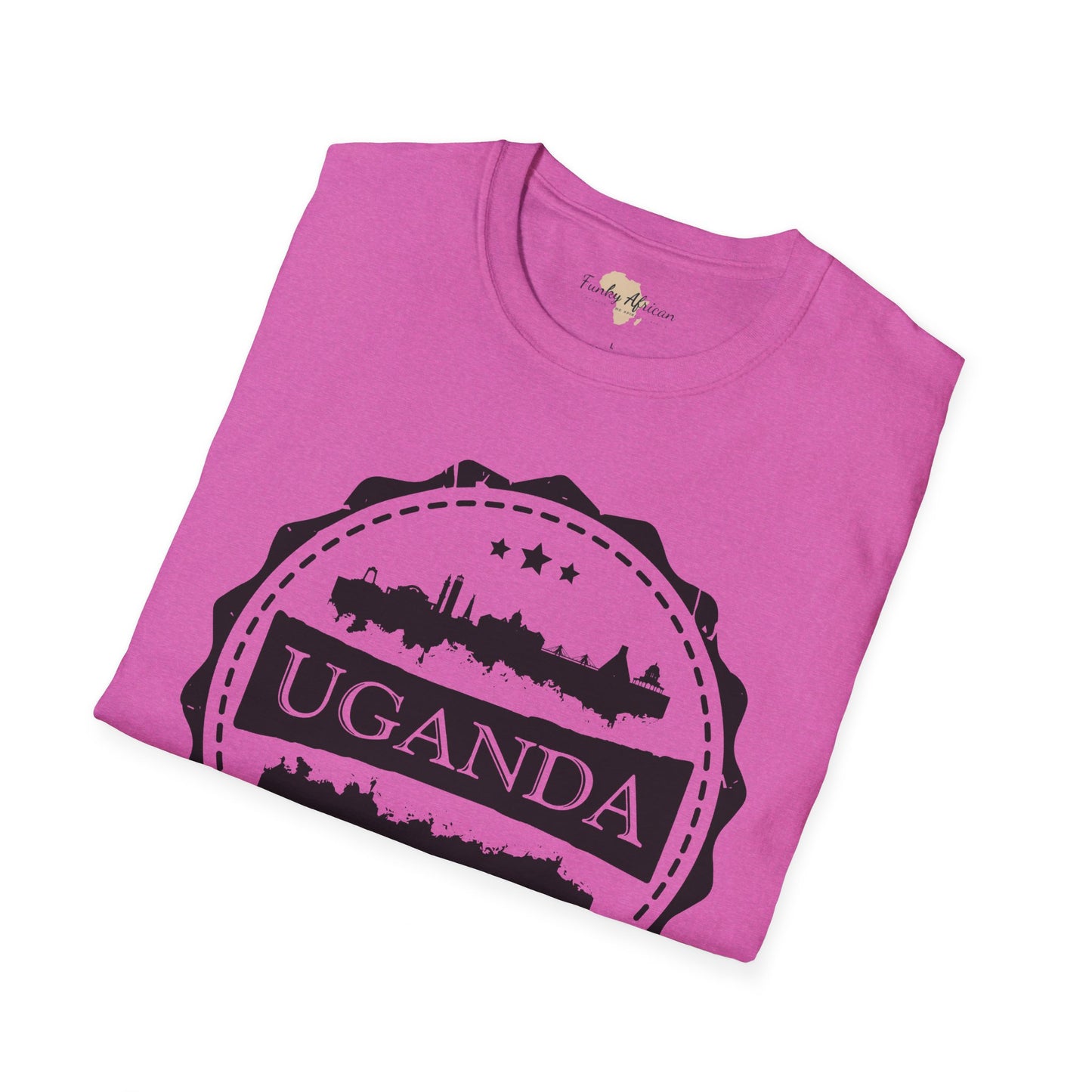 Uganda Stamp unisex tee