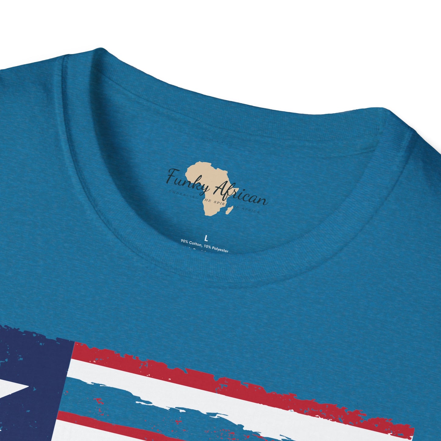 Liberia strip unisex softstyle tee