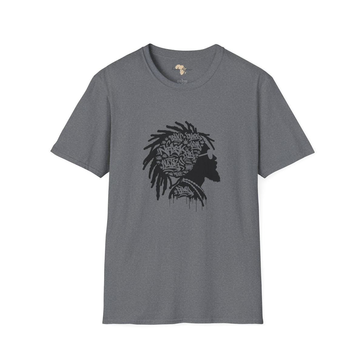 Funky graffiti unisex softstyle tee Funky African