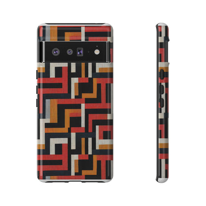 African Print Google Pixel Tough Cases