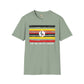 Uganda strip unisex softstyle tee Funky African
