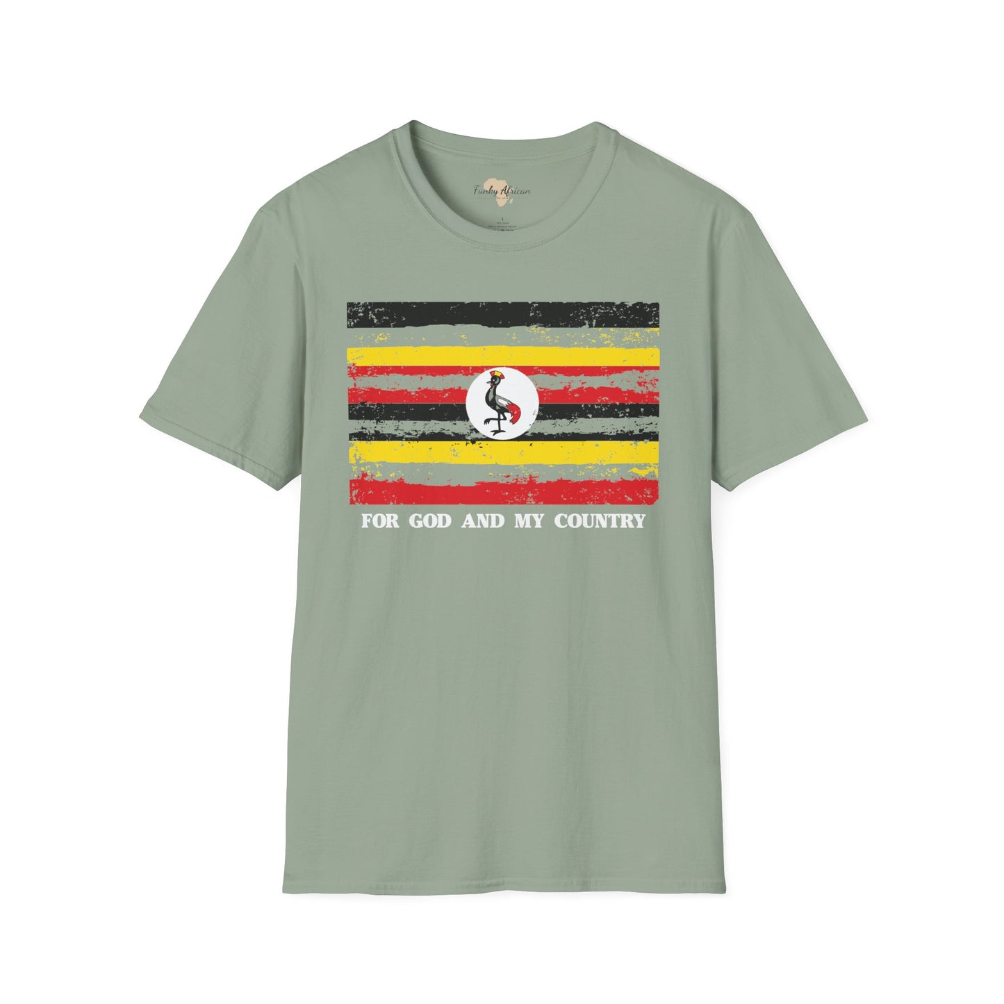 Uganda strip unisex softstyle tee