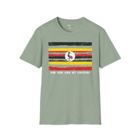 Uganda strip unisex softstyle tee Funky African