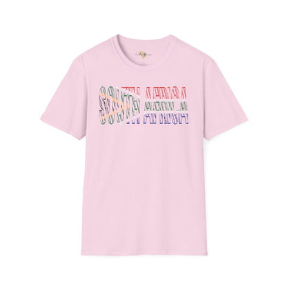 South African text unisex softstyle tee