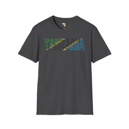 Tanzania text unisex softstyle tee