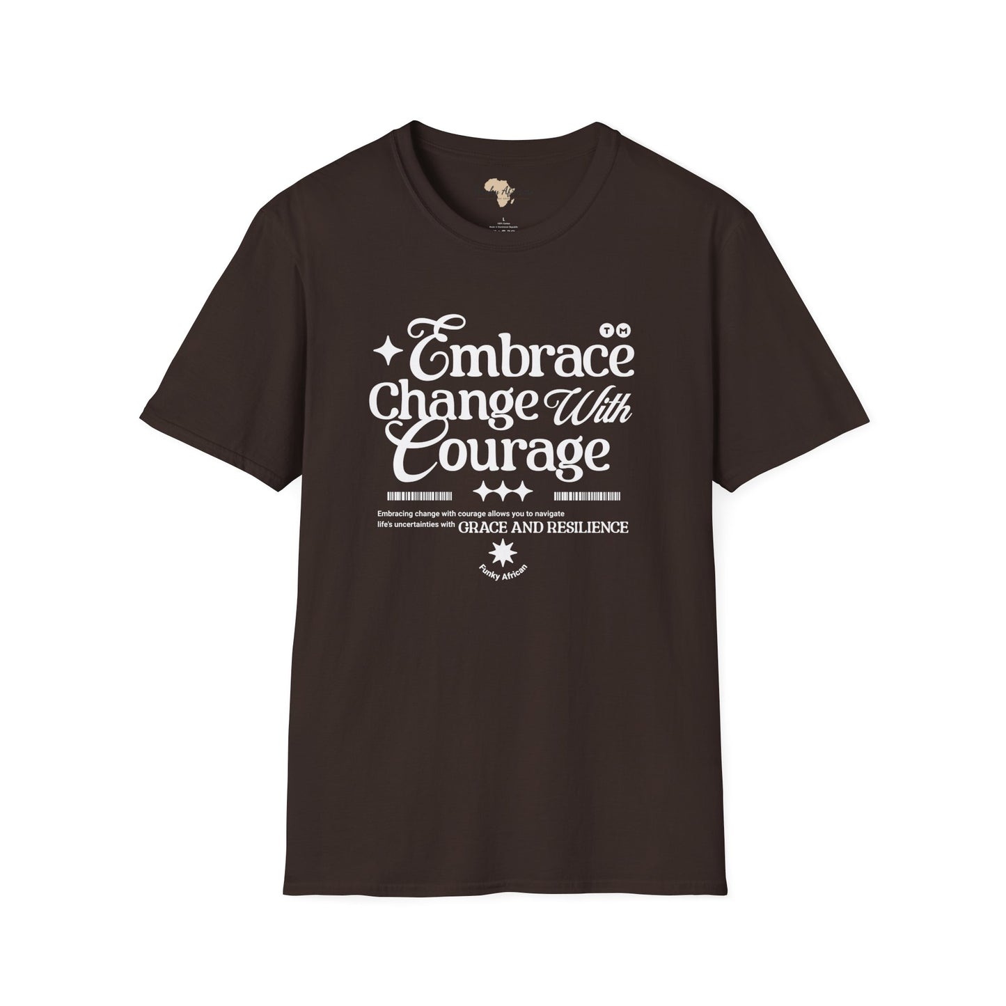 Embrace change unisex softstyle tee