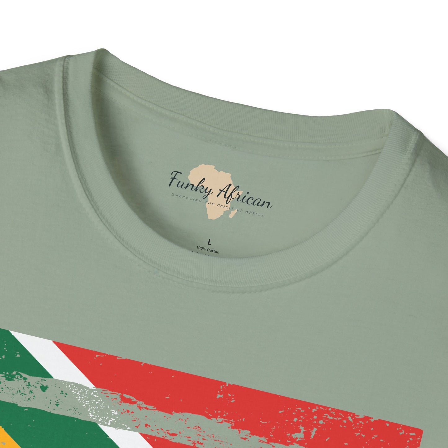 South Africa strip unisex softstyle tee