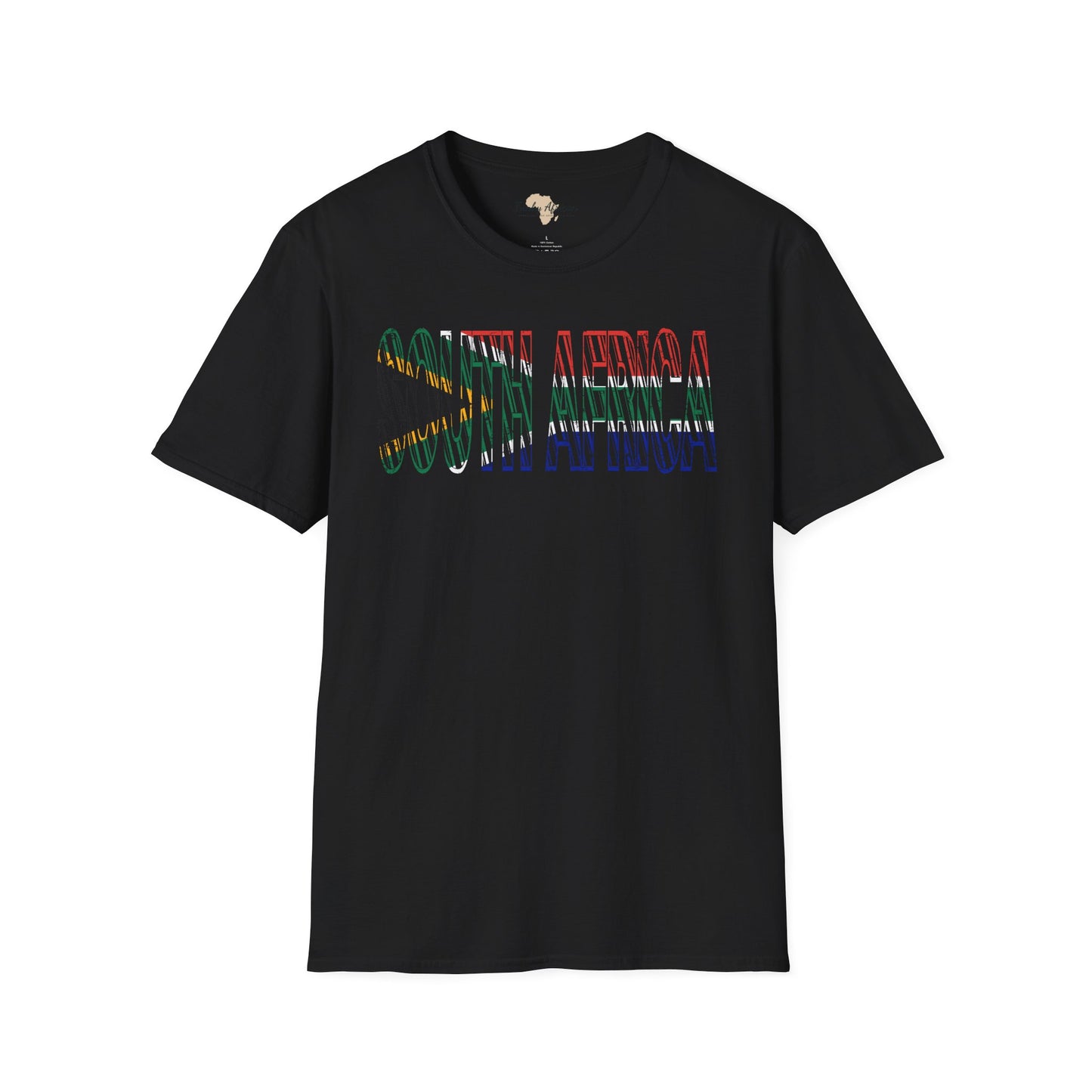 South African text unisex softstyle tee