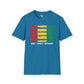 Guinean strip unisex softstyle tee Funky African