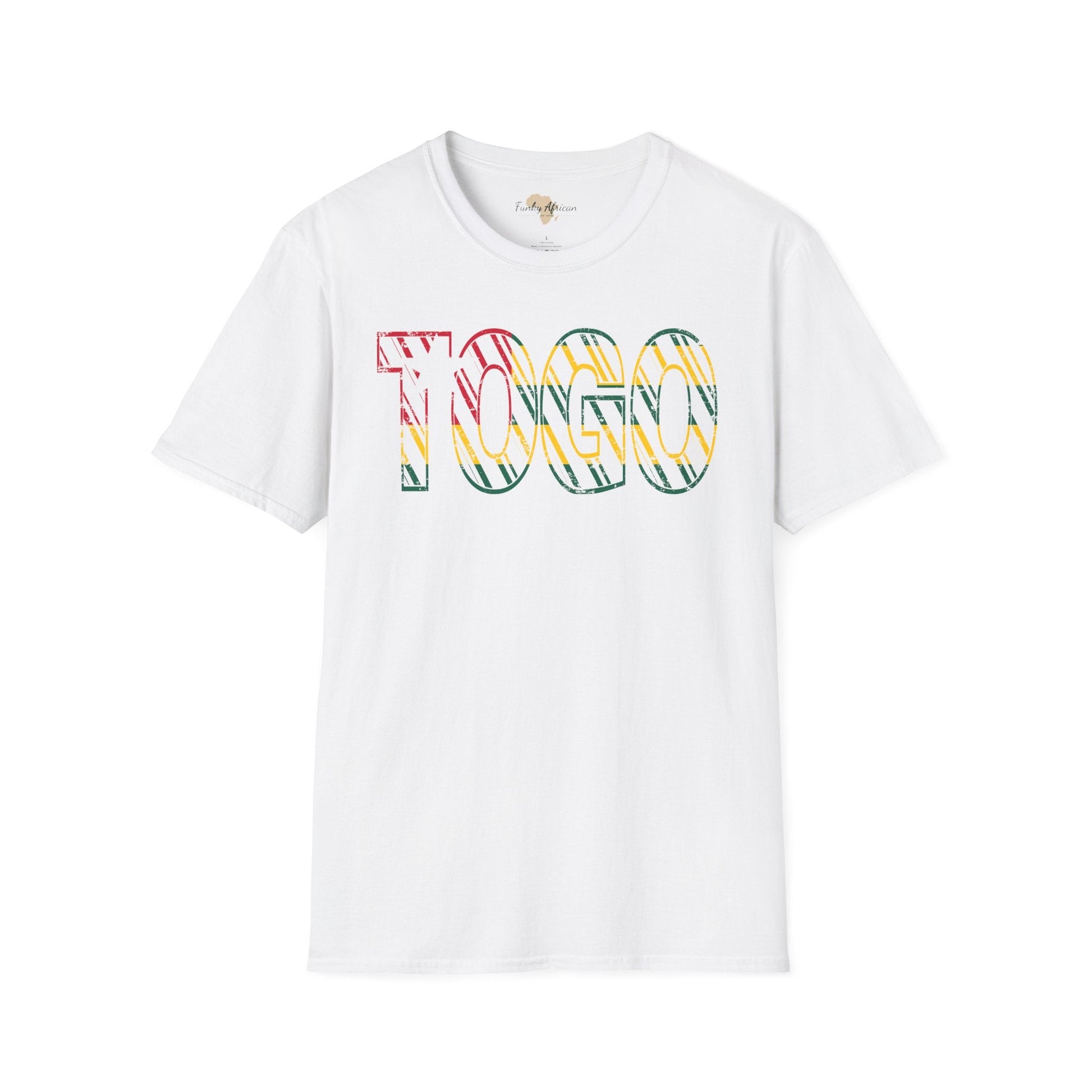 Togo text unisex softstyle tee Funky African
