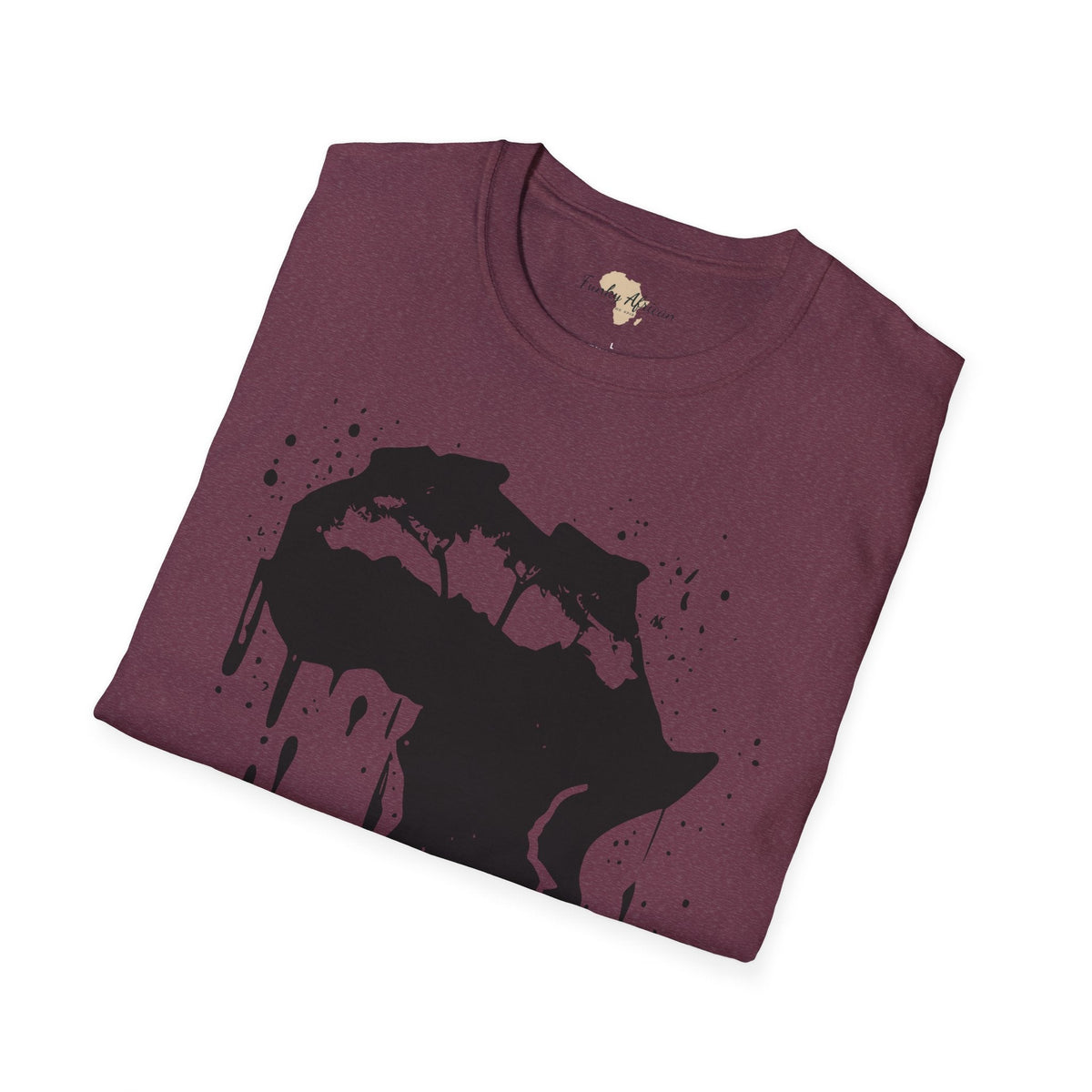African map graffiti unisex softstyle tee Funky African