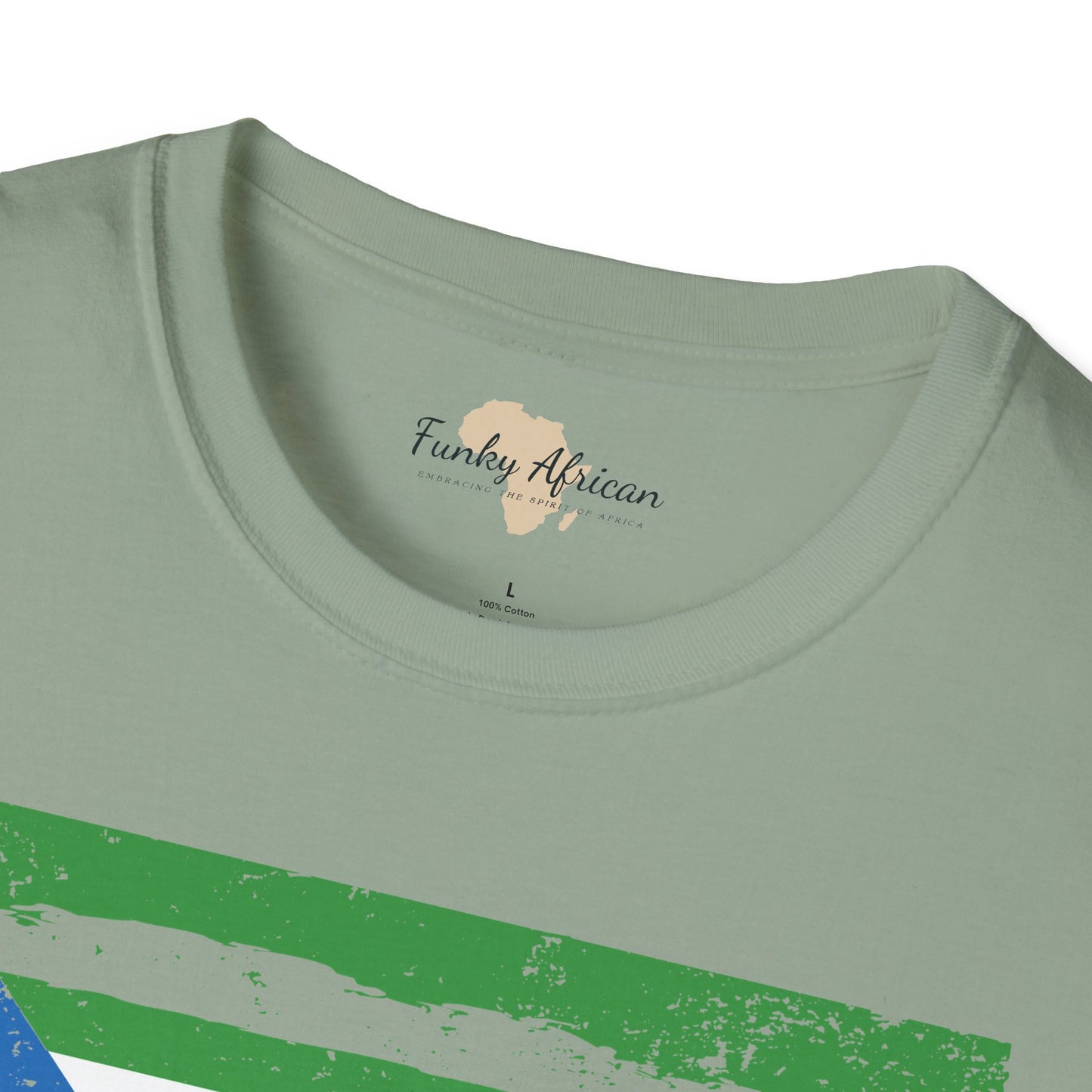 Equatorial Guinea strip unisex softstyle tee