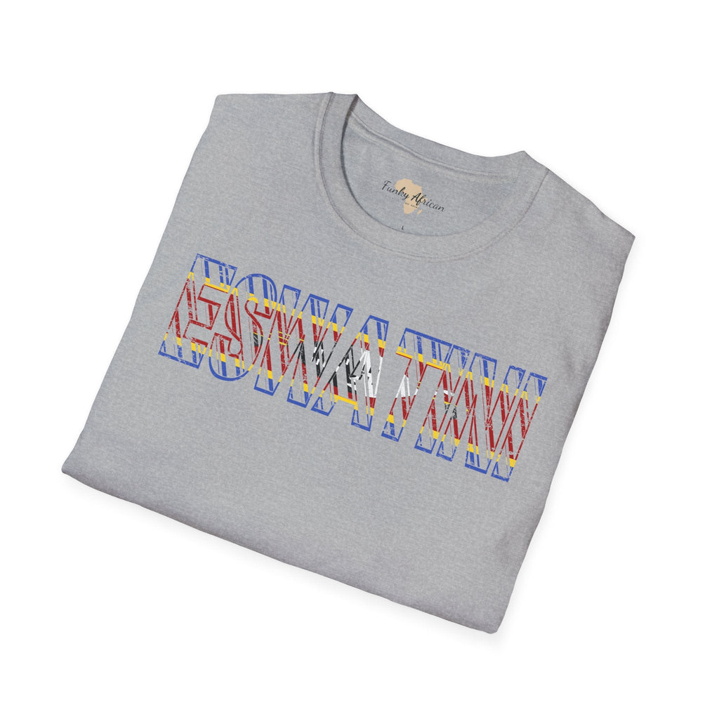 Eswatini text unisex softstyle tee Funky African