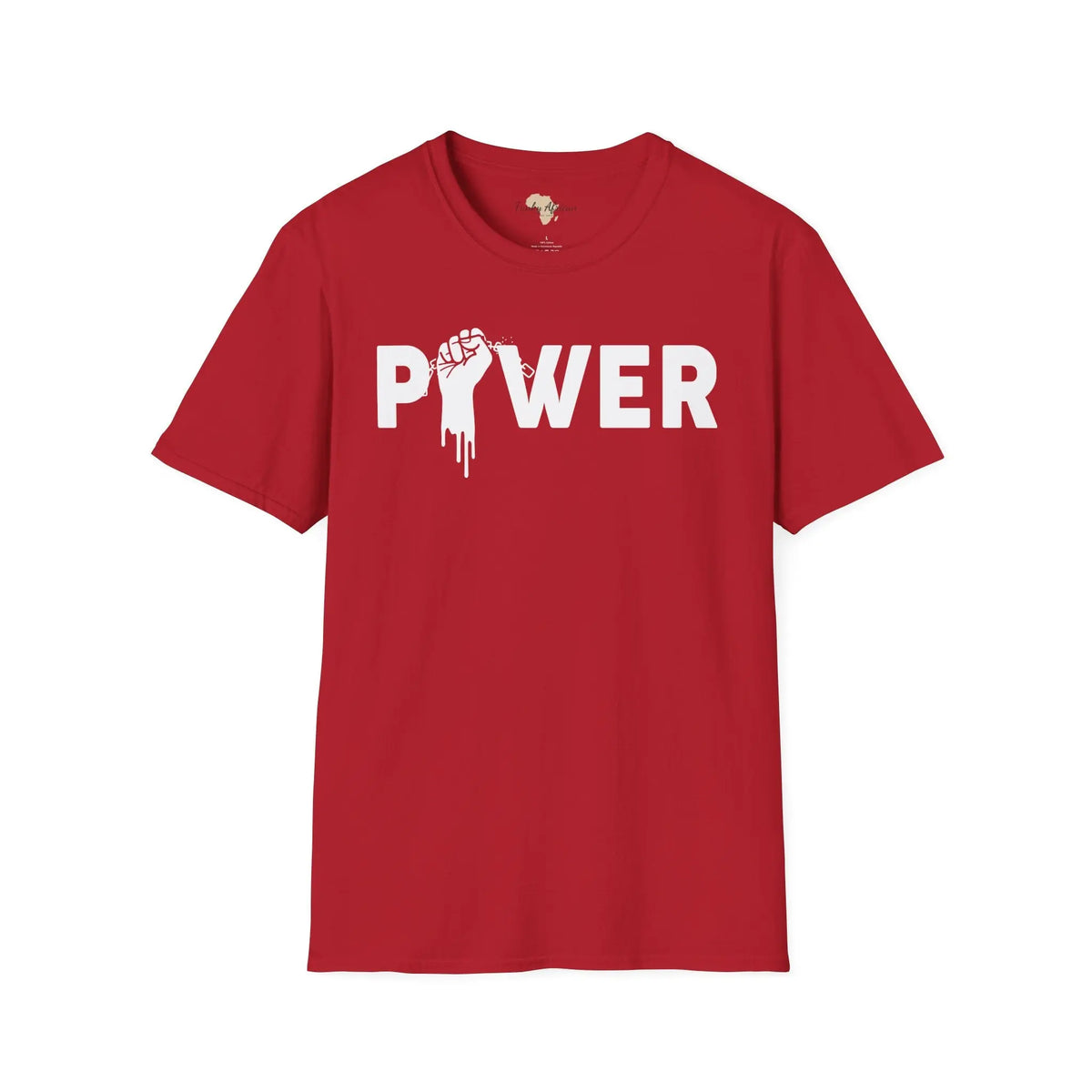 Power unisex softstyle tee Funky African