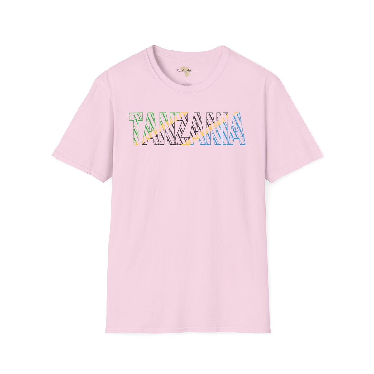 Tanzania text unisex softstyle tee Funky African