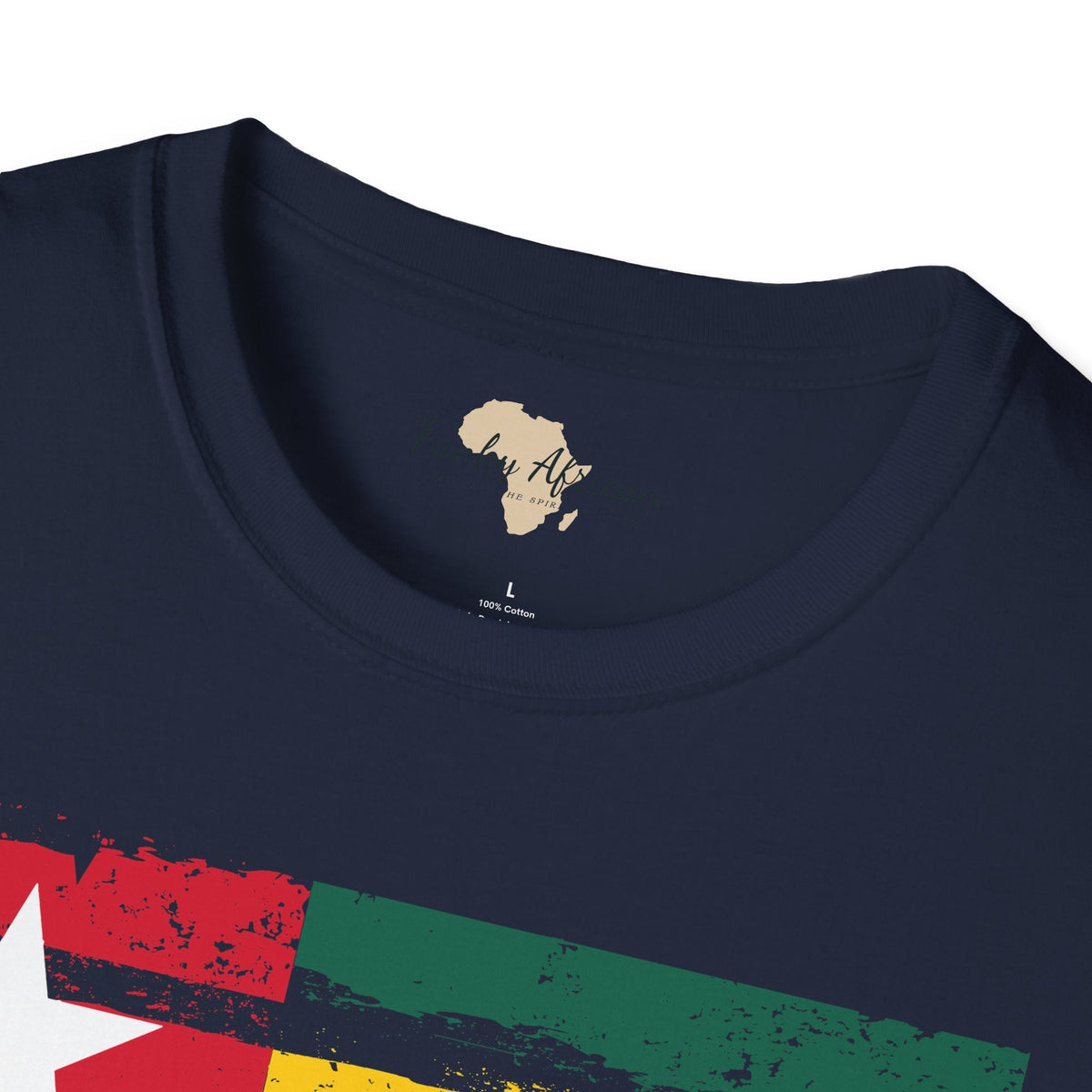 Togo strip unisex softstyle tee Funky African