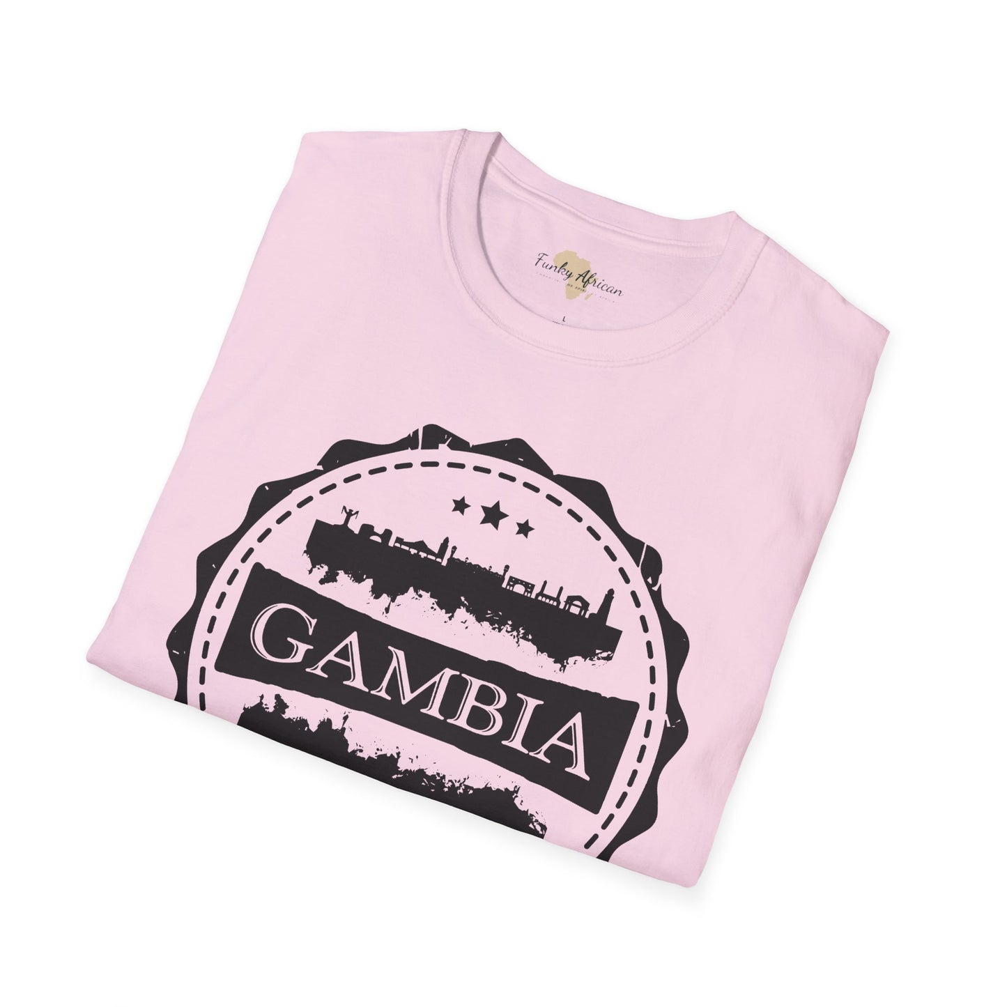 Gambia Stamp unisex tee