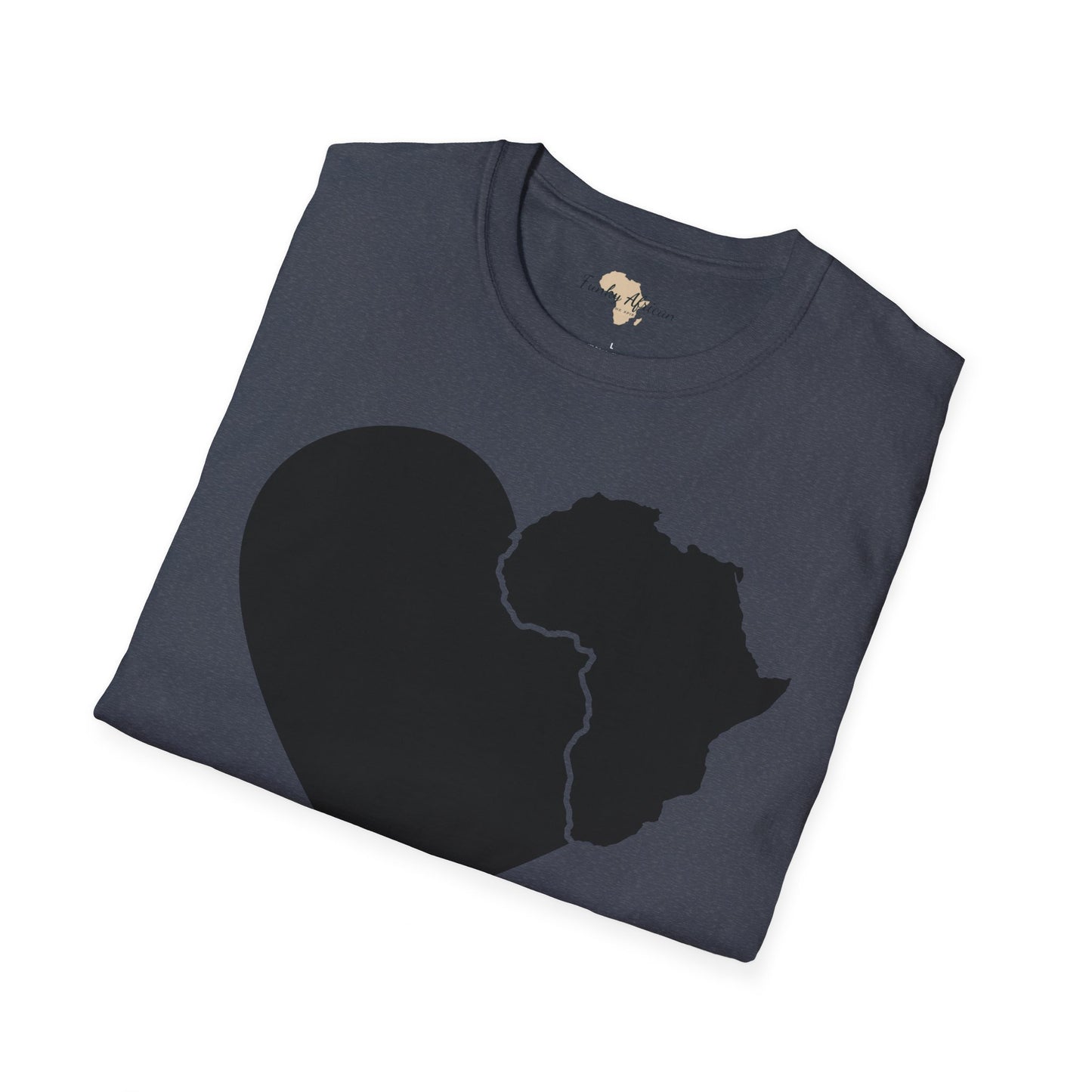 Love, Africa graffiti unisex softstyle tee