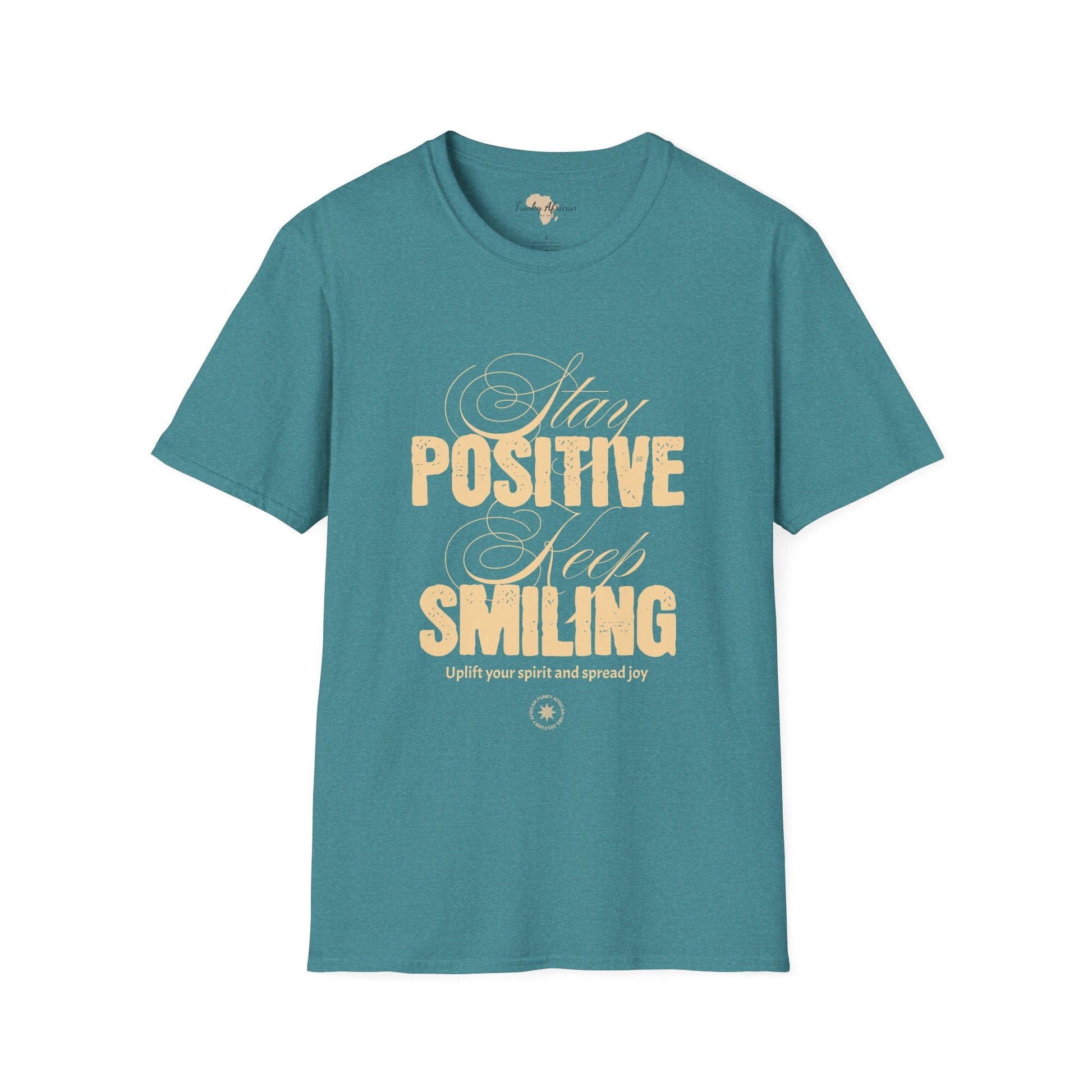 Stay positive unisex softstyle tee Funky African