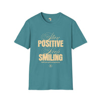 Stay positive unisex softstyle tee Funky African
