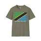 Tanzania strip unisex softstyle tee Funky African