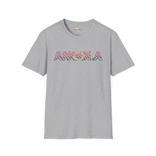 Angola text unisex softstyle tee Funky African