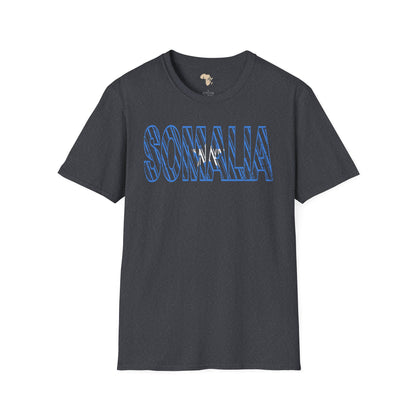 Somalia text unisex softstyle tee