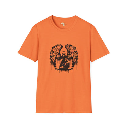 Angel graffiti unisex softstyle tee