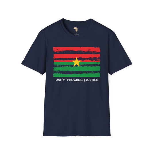 Burkina Faso strip unisex softstyle tee