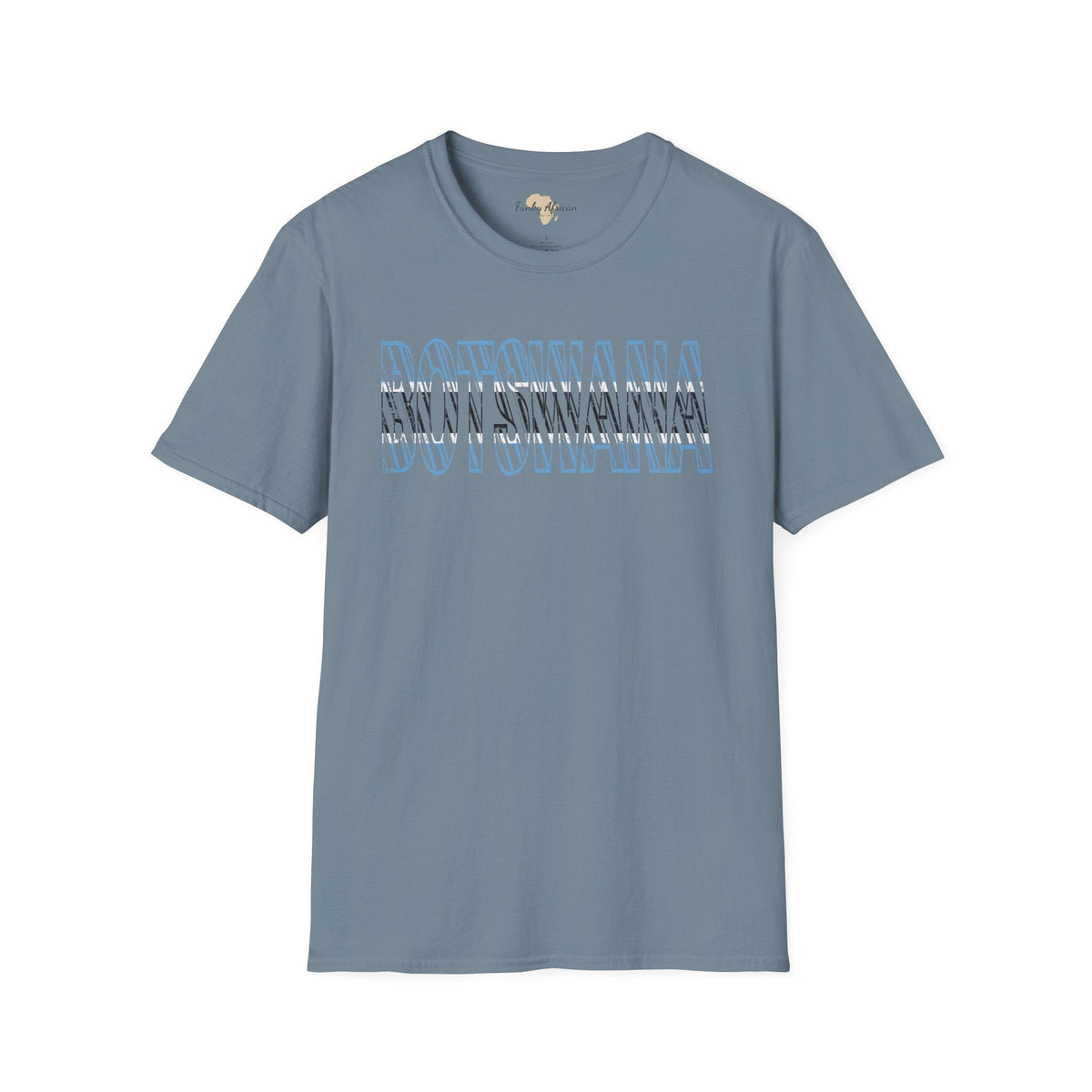 Botswana text unisex softstyle tee Funky African