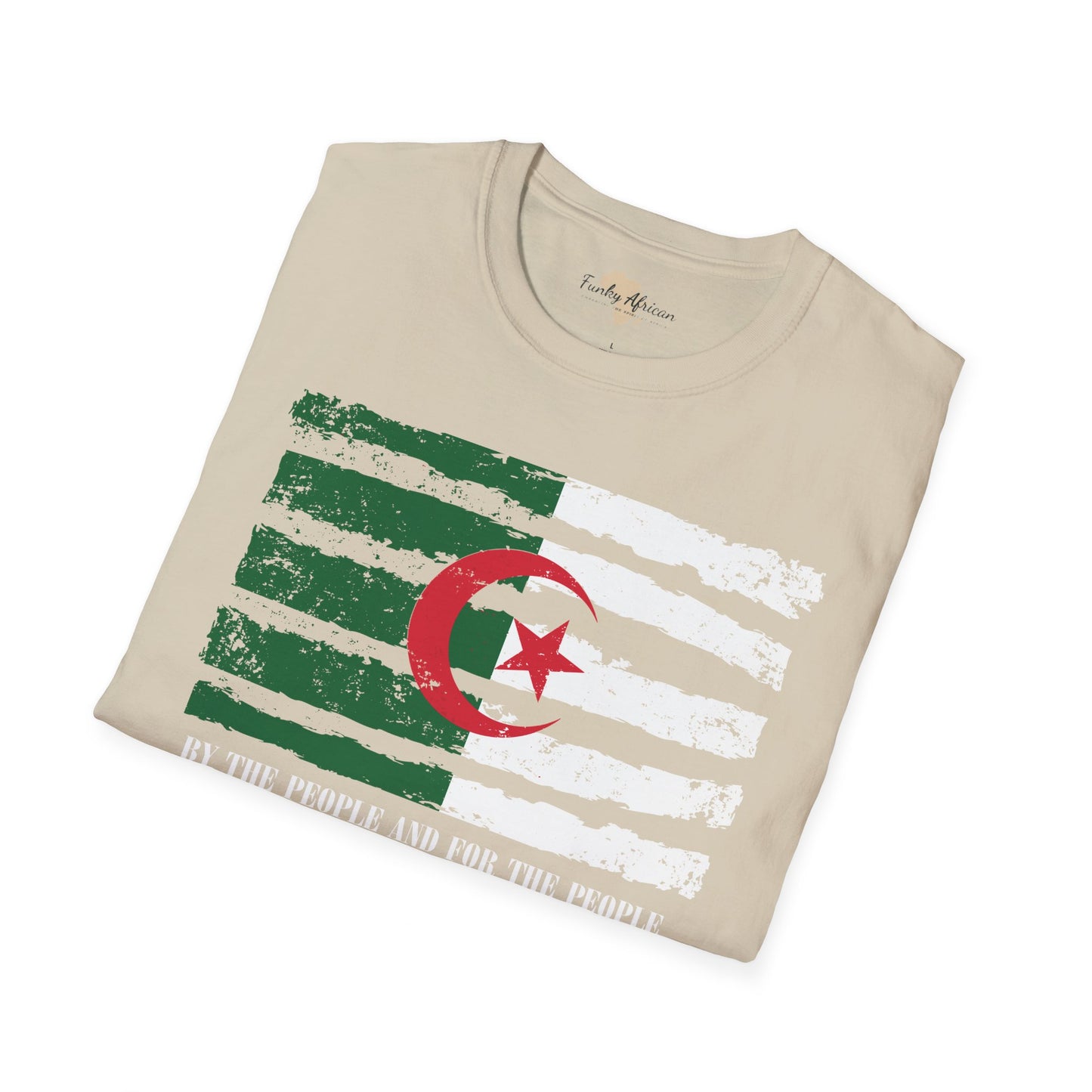 Algeria strip unisex softstyle tee