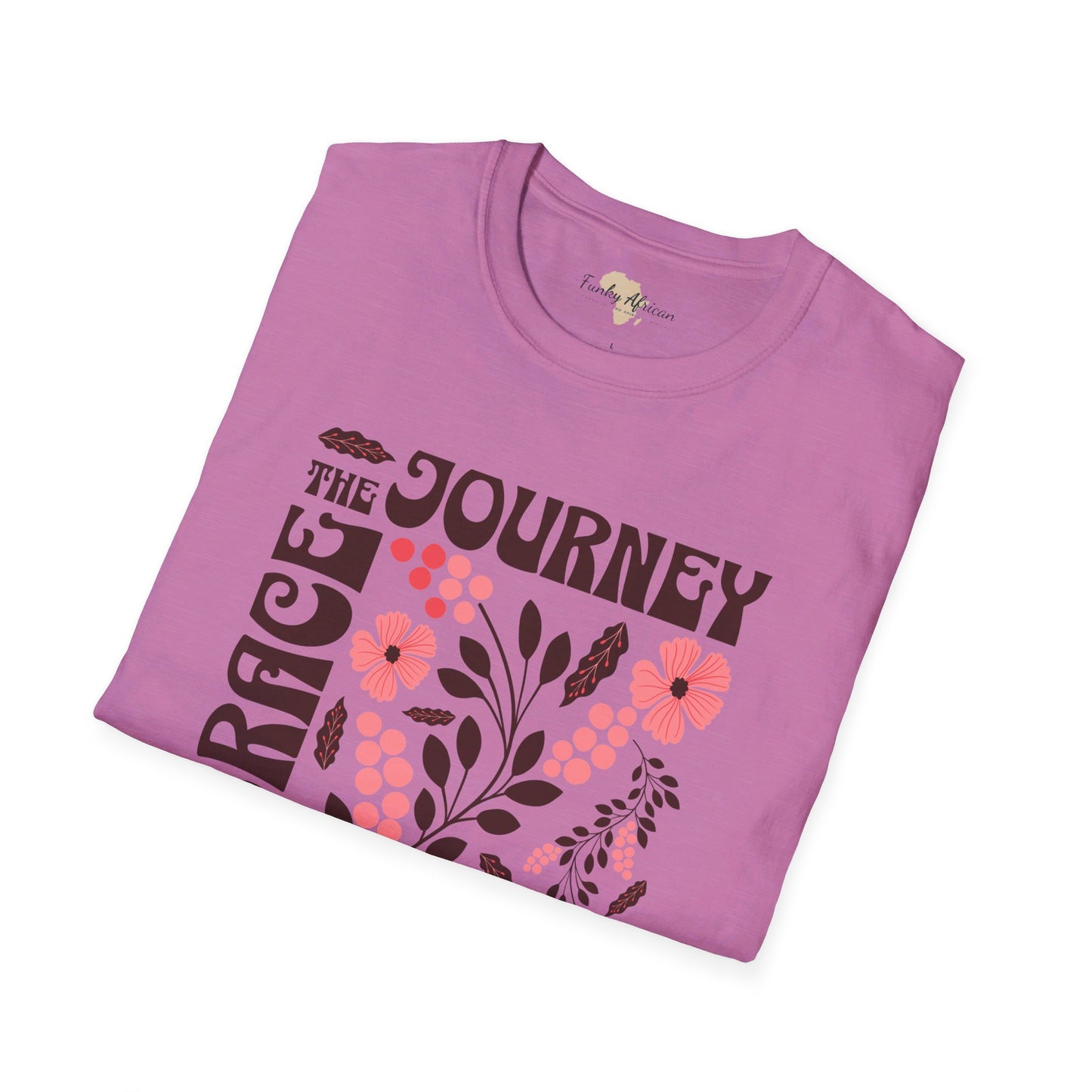 Embrace the journey unisex softstyle tee