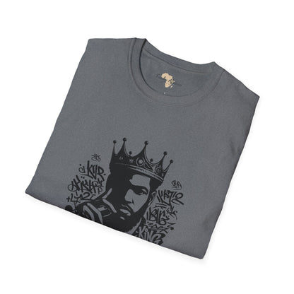 African King graffiti unisex softstyle tee