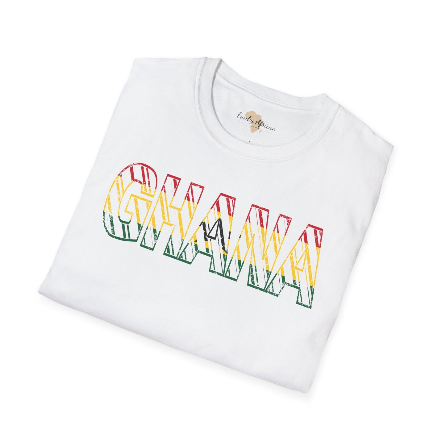 Ghana text unisex softstyle tee