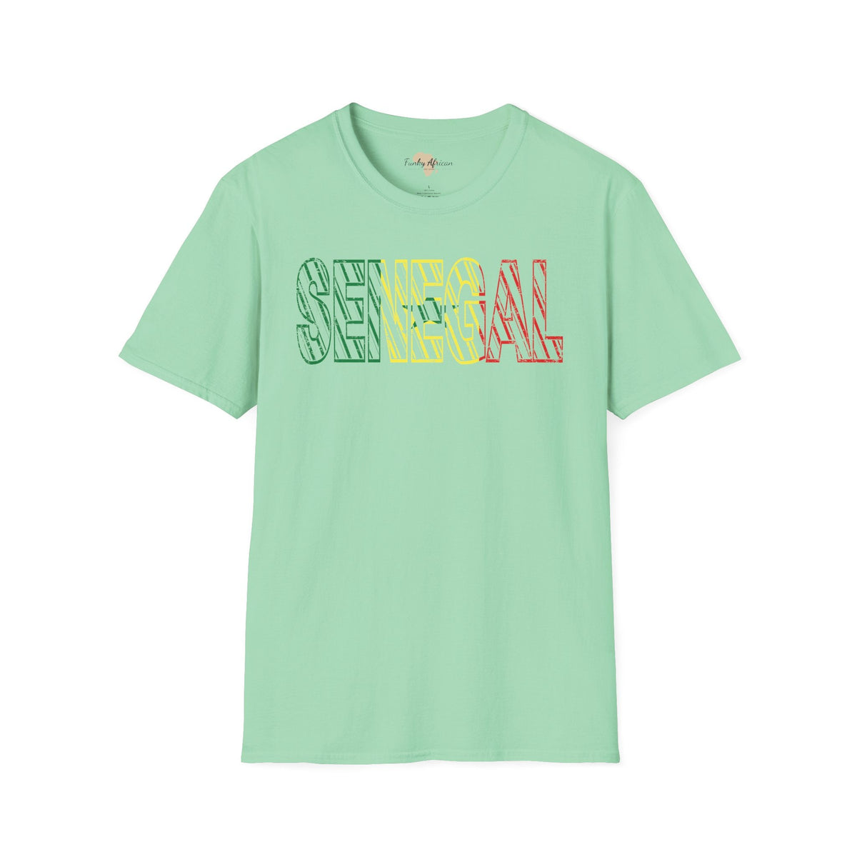 Senegal text unisex softstyle tee Funky African