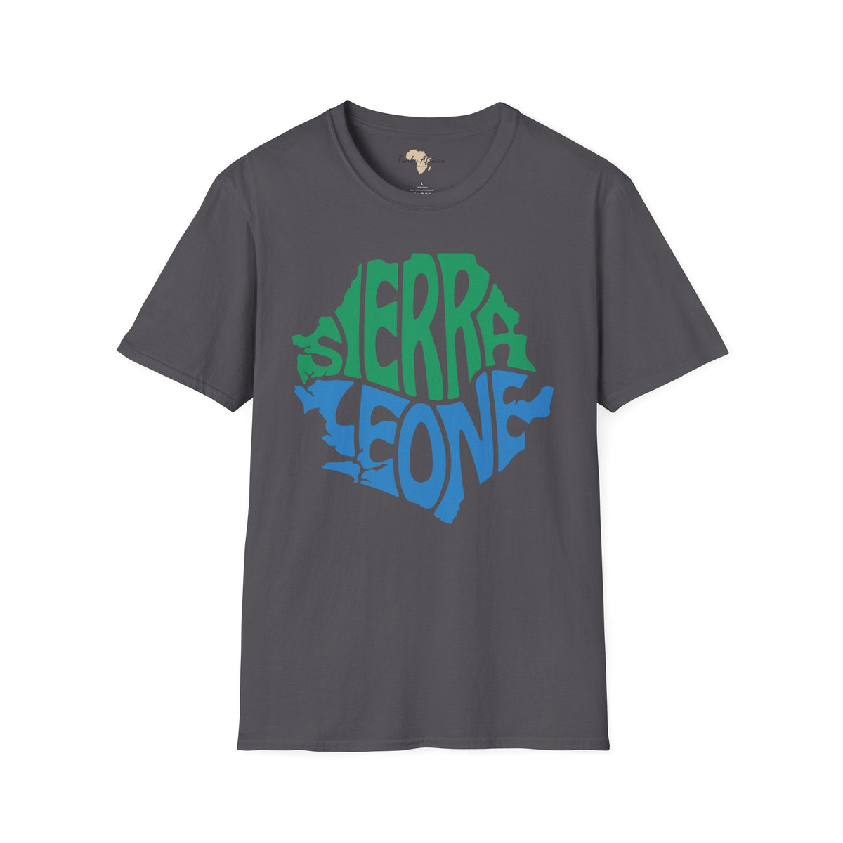 Sierra Leone cut unisex softstyle tee Funky African