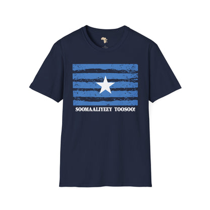 Somalia strip unisex softstyle tee