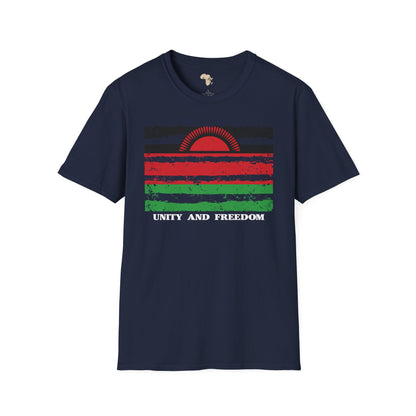 Malawi strip unisex softstyle tee