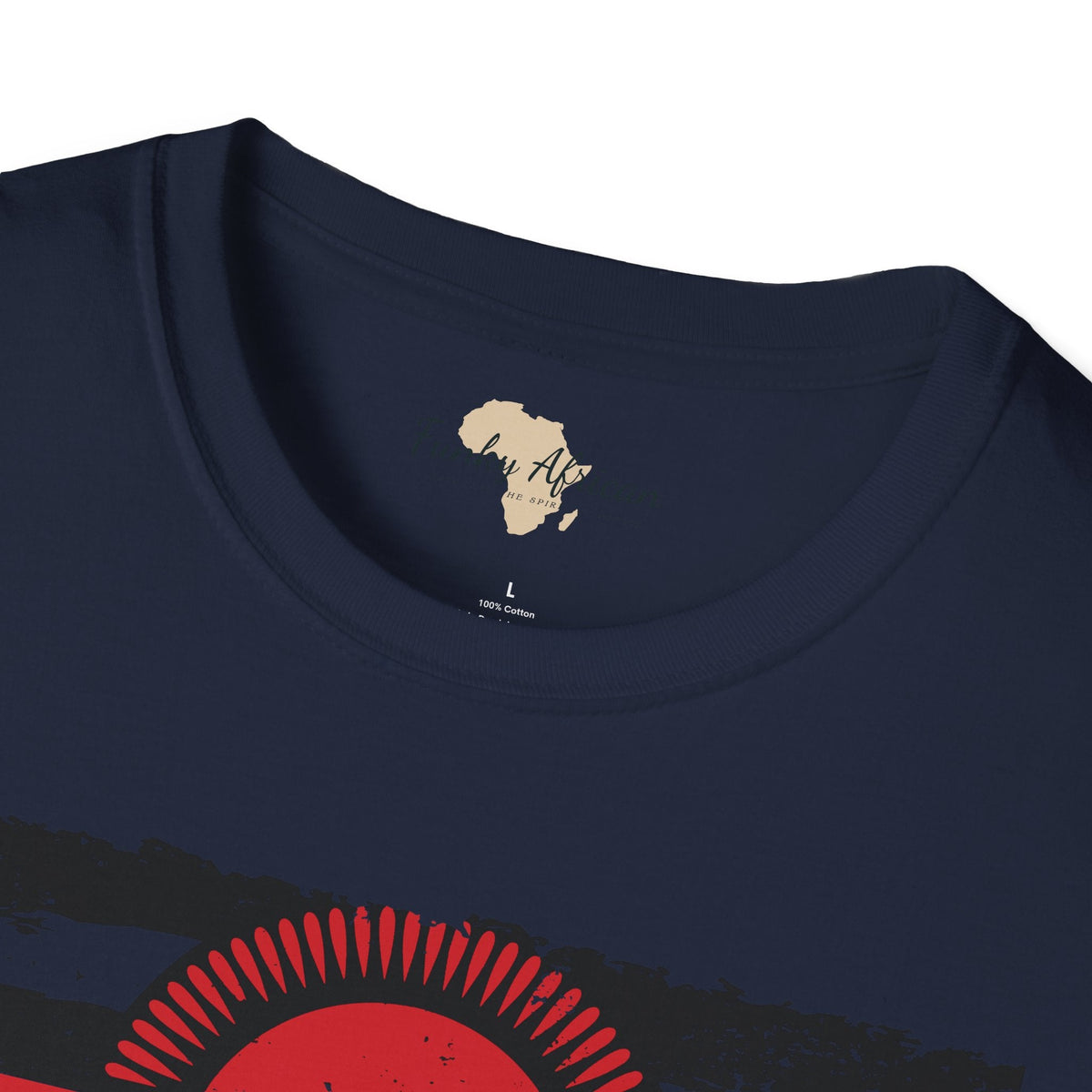 Malawi strip unisex softstyle tee Funky African